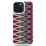 Pattern Zigzag Stripe Design iPhone 15 Plus TPU UV Print Case