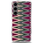 Pattern Zigzag Stripe Design Samsung Galaxy S24 6.2 Inch TPU UV Case