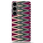 Pattern Zigzag Stripe Design Samsung Galaxy S24 Ultra 6.9 Inch TPU UV Case