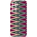 Pattern Zigzag Stripe Design Samsung Galaxy S24 Plus 6.7 Inch Black TPU UV Case