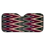 Pattern Zigzag Stripe Design Car Windshield Sunshade