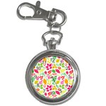 Leaves Pattern Seamless Texture Key Chain Watches