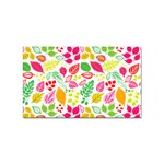 Leaves Pattern Seamless Texture Sticker (Rectangular)