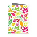 Leaves Pattern Seamless Texture Mini Greeting Cards (Pkg of 8)