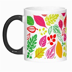 Leaves Pattern Seamless Texture Morph Mug from ArtsNow.com Left