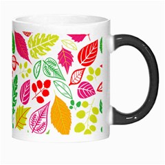 Leaves Pattern Seamless Texture Morph Mug from ArtsNow.com Right