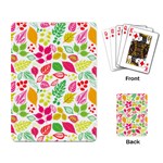 Leaves Pattern Seamless Texture Playing Cards Single Design (Rectangle)