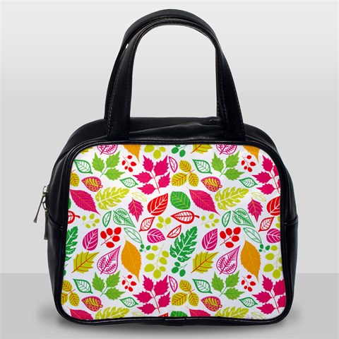 Leaves Pattern Seamless Texture Classic Handbag (One Side) from ArtsNow.com Front