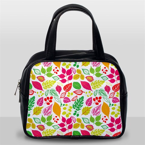 Leaves Pattern Seamless Texture Classic Handbag (Two Sides) from ArtsNow.com Back