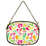 Leaves Pattern Seamless Texture Chain Purse (One Side)