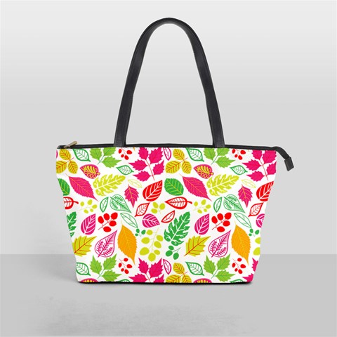 Leaves Pattern Seamless Texture Classic Shoulder Handbag from ArtsNow.com Front