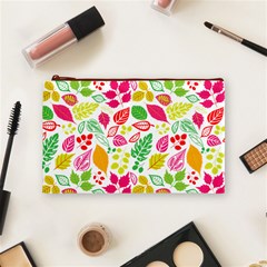 Leaves Pattern Seamless Texture Cosmetic Bag (Medium) from ArtsNow.com Front