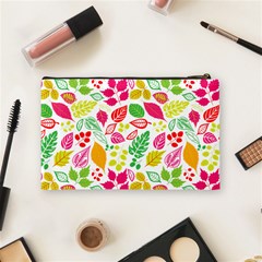 Leaves Pattern Seamless Texture Cosmetic Bag (Medium) from ArtsNow.com Back