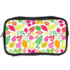 Leaves Pattern Seamless Texture Toiletries Bag (Two Sides) from ArtsNow.com Back