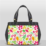 Leaves Pattern Seamless Texture Oversize Office Handbag