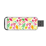 Leaves Pattern Seamless Texture Portable USB Flash (One Side)