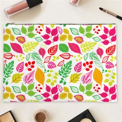 Leaves Pattern Seamless Texture Cosmetic Bag (XXL) from ArtsNow.com Front