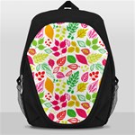 Leaves Pattern Seamless Texture Backpack Bag