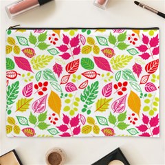 Leaves Pattern Seamless Texture Cosmetic Bag (XXXL) from ArtsNow.com Front