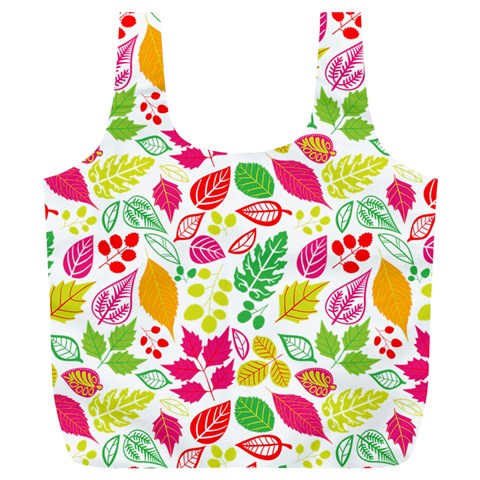 Leaves Pattern Seamless Texture Full Print Recycle Bag (XL) from ArtsNow.com Front