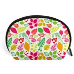 Leaves Pattern Seamless Texture Accessory Pouch (Large)