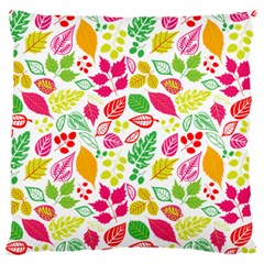 Leaves Pattern Seamless Texture Standard Premium Plush Fleece Cushion Case (Two Sides) from ArtsNow.com Back