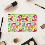 Leaves Pattern Seamless Texture Cosmetic Bag (XS)