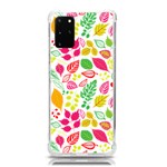 Leaves Pattern Seamless Texture Samsung Galaxy S20 Plus 6.7 Inch TPU UV Case