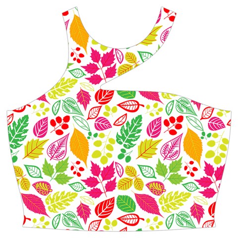 Leaves Pattern Seamless Texture Cut Out Top from ArtsNow.com Front