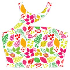 Leaves Pattern Seamless Texture Cut Out Top from ArtsNow.com Front