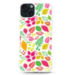 Leaves Pattern Seamless Texture iPhone 15 TPU UV Print Case