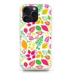 Leaves Pattern Seamless Texture iPhone 15 Pro TPU UV Print Case