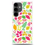 Leaves Pattern Seamless Texture Samsung Galaxy S24 Plus 6.7 Inch TPU UV Case