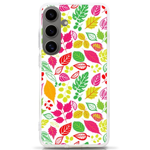 Leaves Pattern Seamless Texture Samsung Galaxy S24 Ultra 6.9 Inch TPU UV Case from ArtsNow.com Front