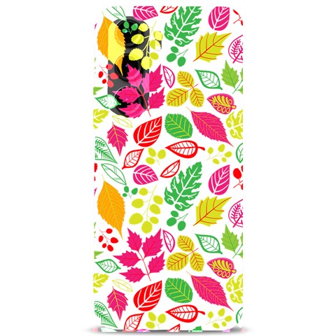 Leaves Pattern Seamless Texture Samsung Galaxy S24 Plus 6.7 Inch Black TPU UV Case from ArtsNow.com Front