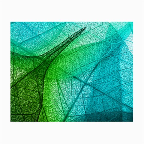 Texture Green Leaf Abstraction 3d Small Glasses Cloth from ArtsNow.com Front