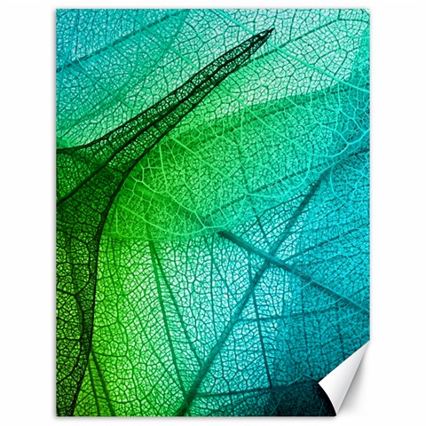 Texture Green Leaf Abstraction 3d Canvas 12  x 16  from ArtsNow.com 11.86 x15.41  Canvas - 1