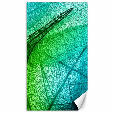 Texture Green Leaf Abstraction 3d Canvas 40  x 72  from ArtsNow.com 39.28 x69.23  Canvas - 1