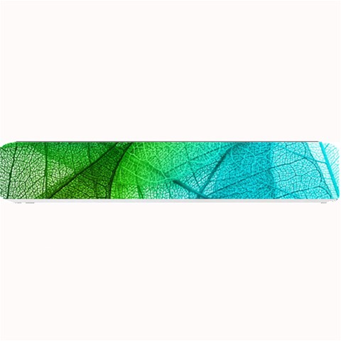 Texture Green Leaf Abstraction 3d Small Bar Mat from ArtsNow.com 24 x4  Bar Mat