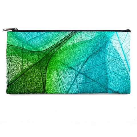 Texture Green Leaf Abstraction 3d Pencil Cases from ArtsNow.com Front