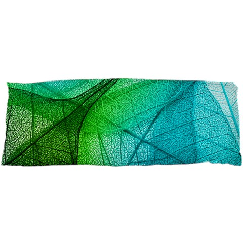 Texture Green Leaf Abstraction 3d 25 x67  Body Pillow Case Dakimakura (Two Sides) from ArtsNow.com Front