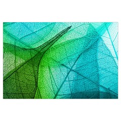 Texture Green Leaf Abstraction 3d 16 x24  Lumbar Throw Cushion Case (Two Sides) from ArtsNow.com Front