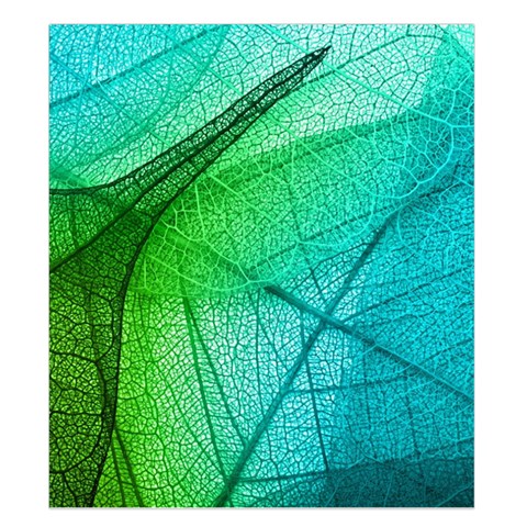 Texture Green Leaf Abstraction 3d Duvet Cover (King Size) from ArtsNow.com Duvet Quilt