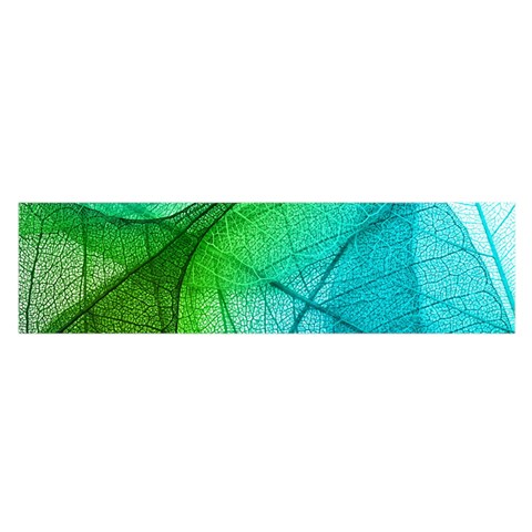 Texture Green Leaf Abstraction 3d Oblong Satin Scarf (16  x 60 ) from ArtsNow.com Front