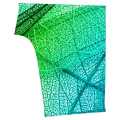 Texture Green Leaf Abstraction 3d Sleeveless Cozy Lounge Set  from ArtsNow.com Back Bottom Right