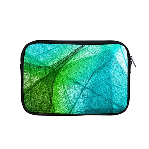 Texture Green Leaf Abstraction 3d Apple MacBook Pro 15  Zipper Case from ArtsNow.com Front