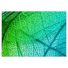 Texture Green Leaf Abstraction 3d Everyday Shoulder Bag with Pouch Bag from ArtsNow.com Zipper Tail