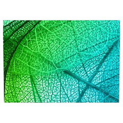 Texture Green Leaf Abstraction 3d Everyday Shoulder Bag with Pouch Bag from ArtsNow.com Front Pocket