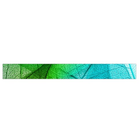 Texture Green Leaf Abstraction 3d Waist Pouch (Large) from ArtsNow.com Bottom