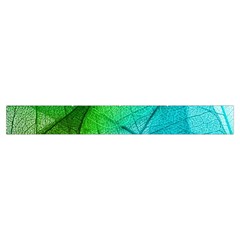 Texture Green Leaf Abstraction 3d Make Up Case (Small) from ArtsNow.com Zipper Tape Front